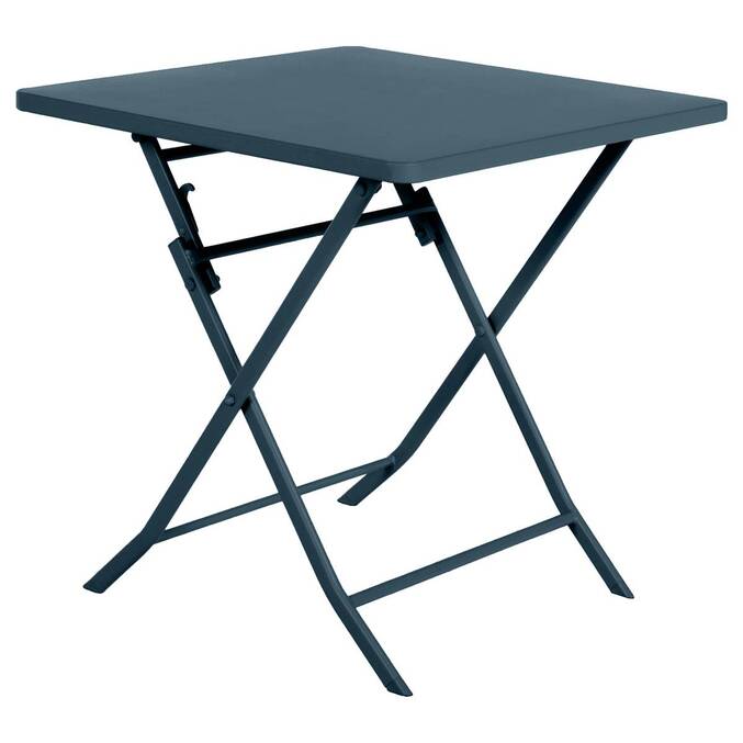 Table de jardin pliante carrée GREENSBORO Pétrole