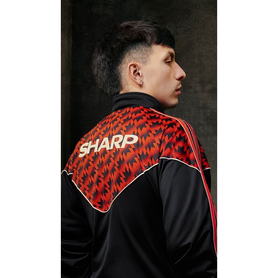 Manchester United Haut d'Entraînement 1991 - Noir/Rouge ÉDITION LIMITÉE