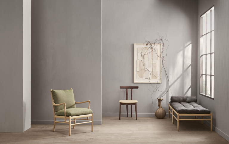 Carl Hansen & Son OW149 Colonial Chair fauteuil gezeept eiken rewool 108