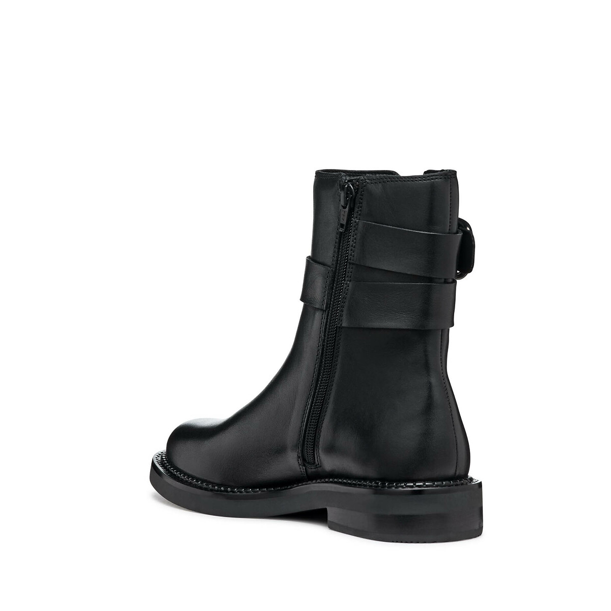 GEOX<br>Botas de tornozelo Serilda em couro respirável