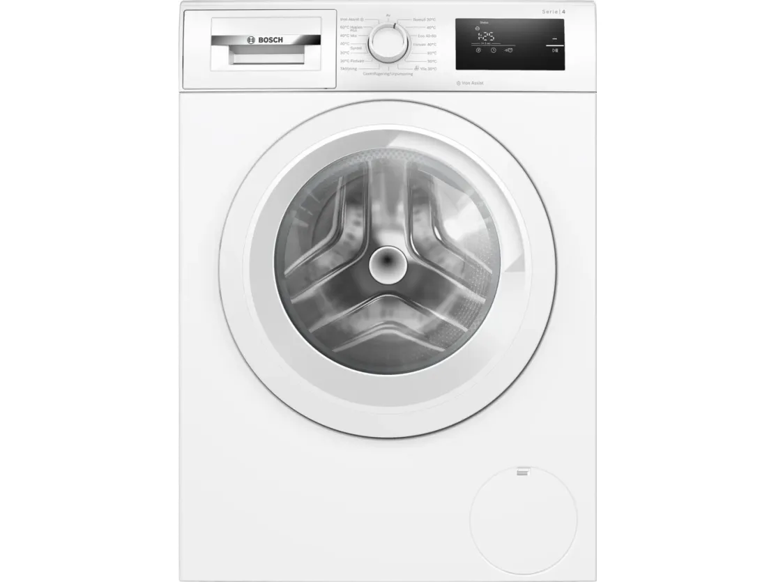 Bosch Serie | 4 WAN28020SN - Vaskemaskine - højde: 85 cm - frontbetjening - 65 liter - 9 kg - 1400 rpm - hvid