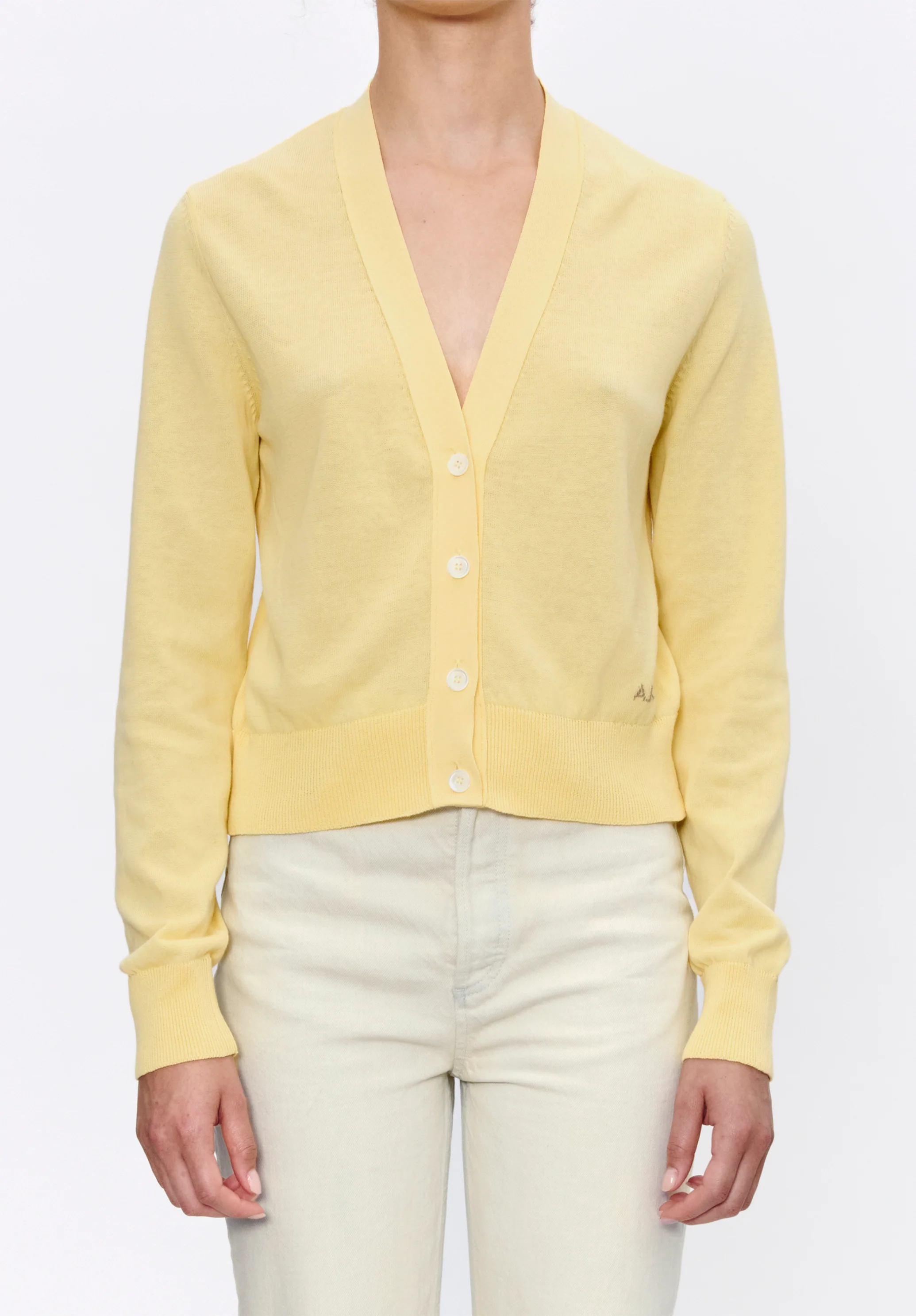 cardigan - Jaune clair