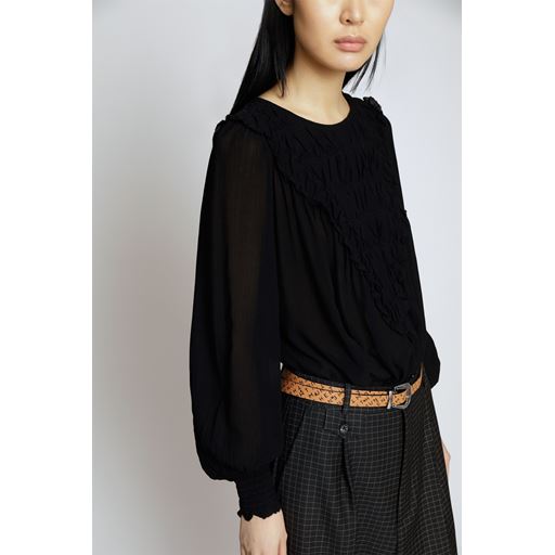 Munthe Explain Bluse, Sort, 38