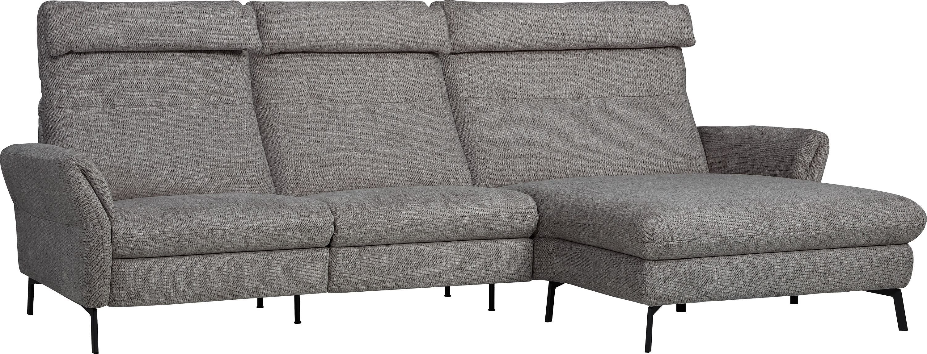 SEBO Ecksofa - Mittelgrau / B: 284.0 cm x T: 161.0 cm x H: 84.0 cm