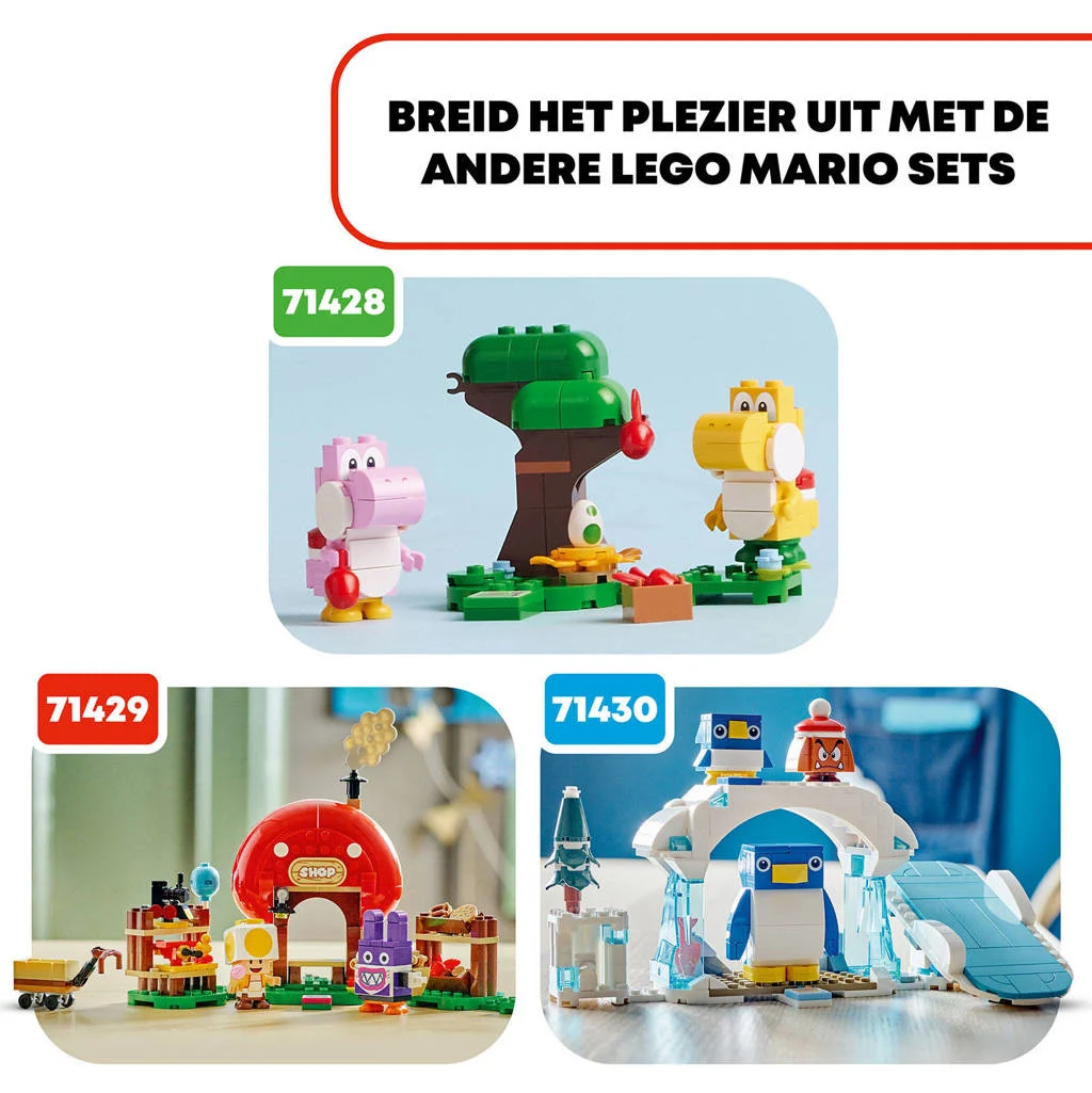 Bowsah!Uitbreidingsset: Bowsers bolide Speelgoed Auto met Poppetje 71431
