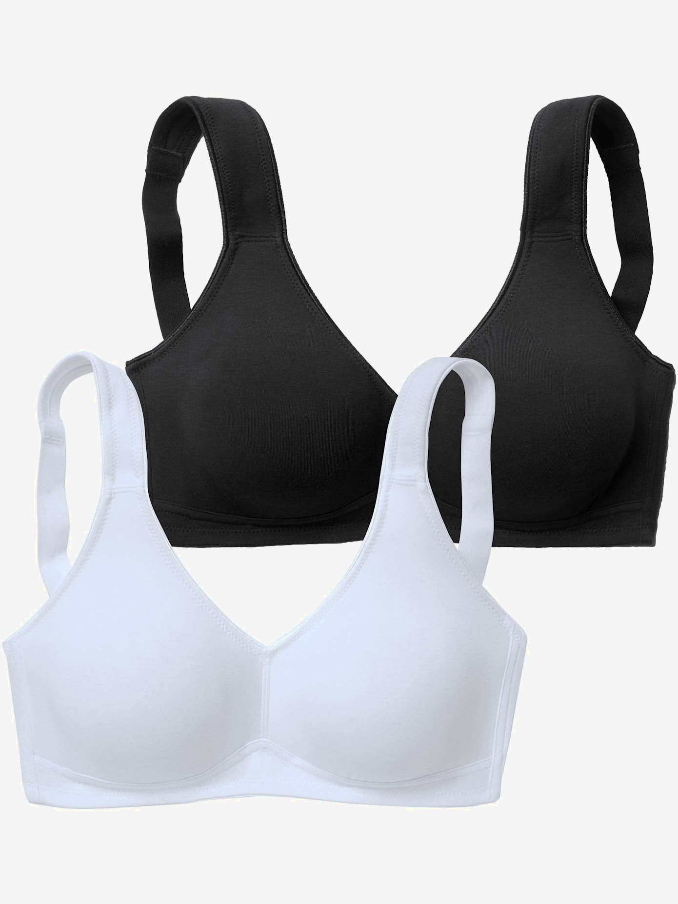 Soutien-gorge doux soutien-gorge en coton, bonnets sans coutures