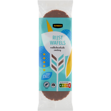 Jumbo Rijstwafels Melkchocolade Coating 9 Stuks 150 g
