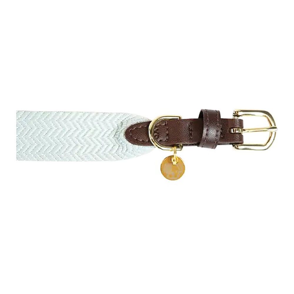 Kentucky JACQUARD-  Collier pour chien bleu clair