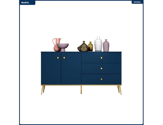 OTITEC - Commode - h.85 x l.160 x p.40 cm - marin