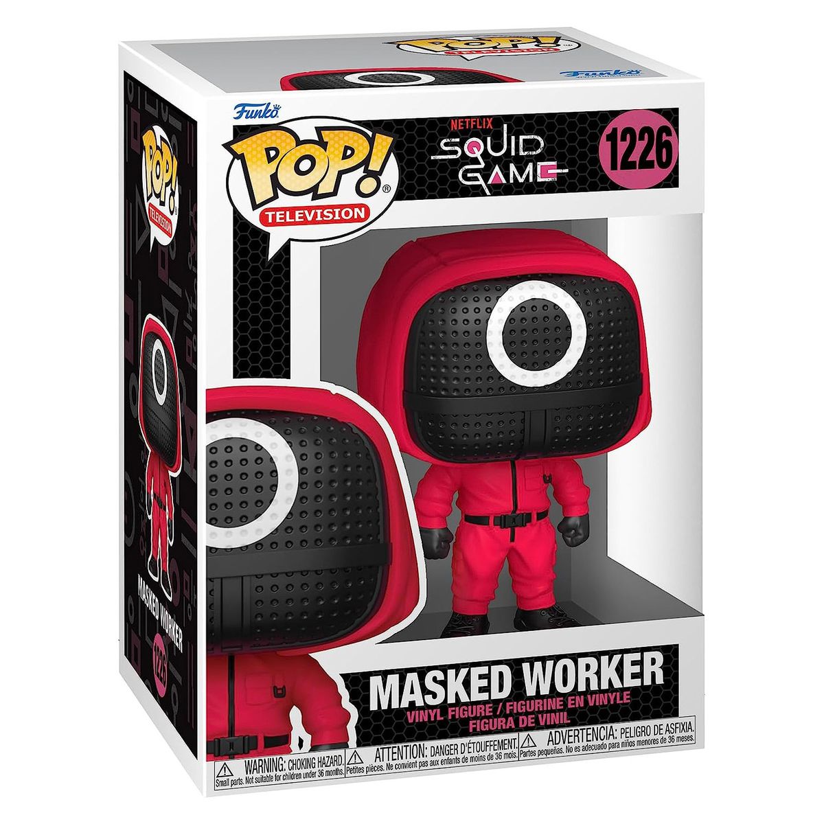 DIV FK64799 - Funko - POP! Television - Squid Game - Vinyl-Figur, Masked Worker, Nr. 1226, ca. 9 cm