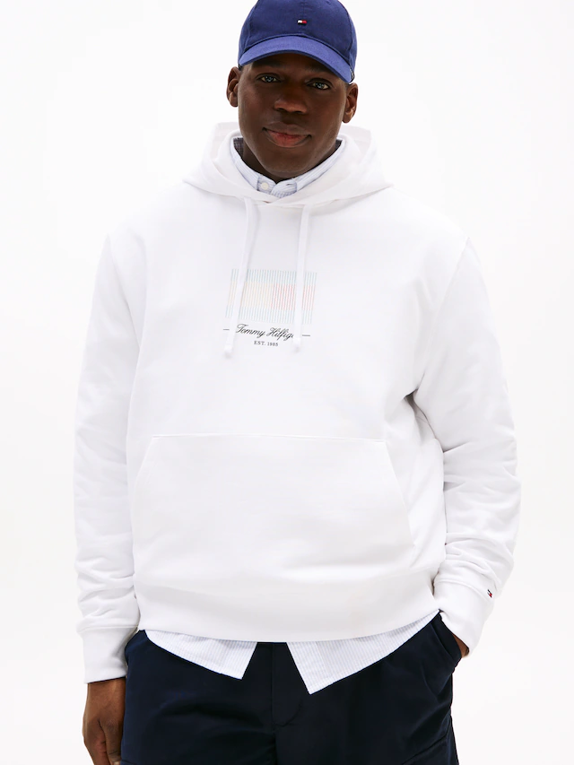 Tommy Hilfiger Big & Tall Kapuzensweatshirt »BT-ITHACA FLAG HOODIE-B«, Grosse Grössen