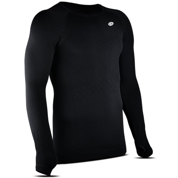 T-shirt running BV SPORT R-TECH EVO2 LONG NOIR