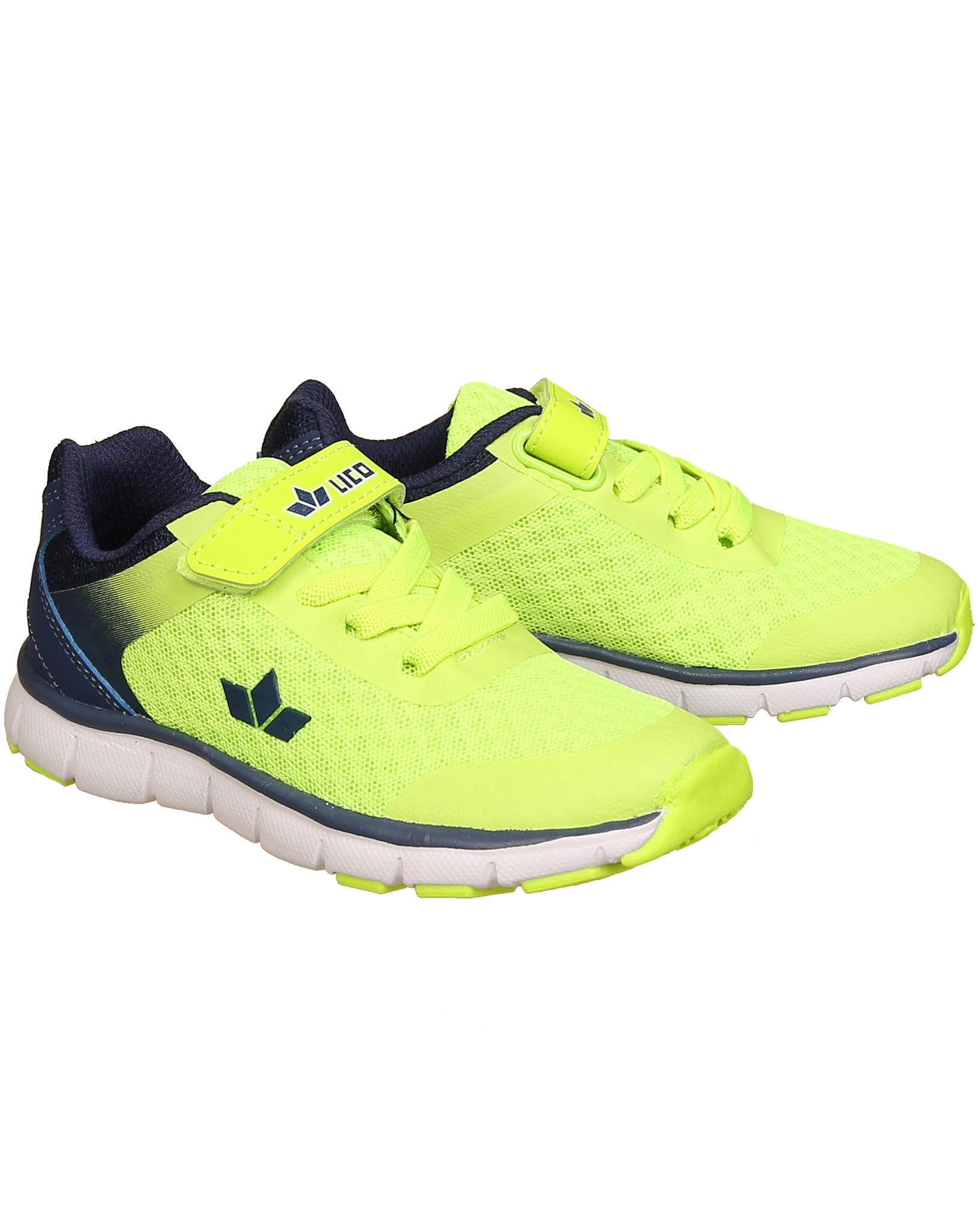 Klett-Sneaker ROMBO JUNIOR in lemon/navy