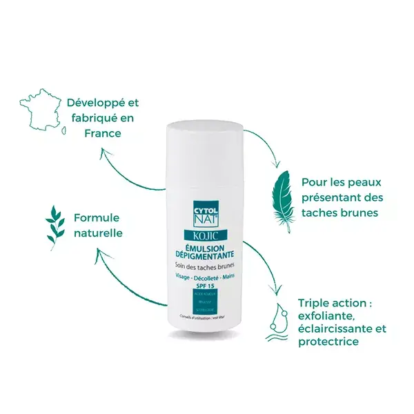 Cytolnat - Creme de Iluminador Anti-Manchas Escuras com Ácido Kójico