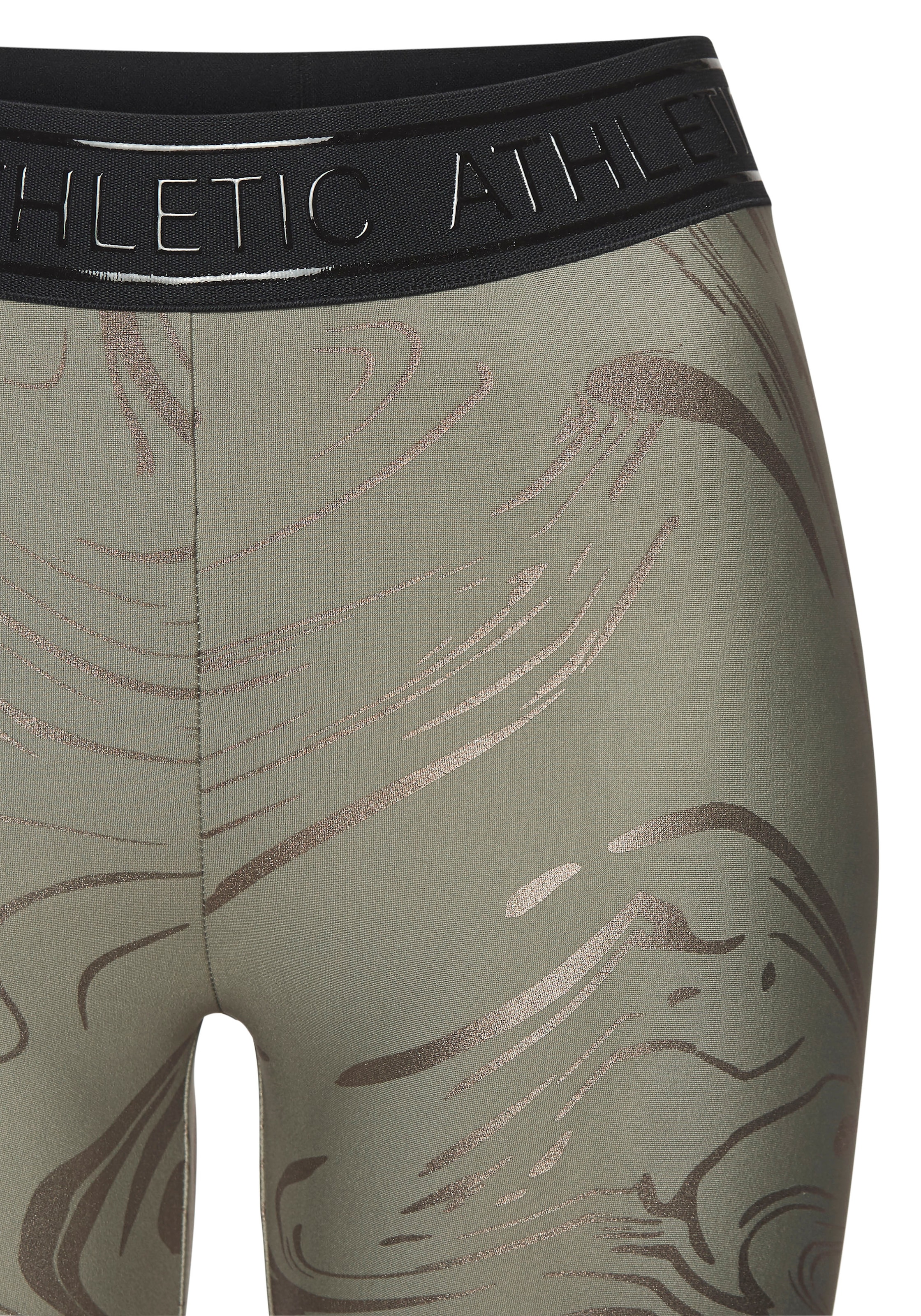 LASCANA ACTIVE Funktionsleggings  Sportleggings mit glänzendem Print und 3D Schriftzug