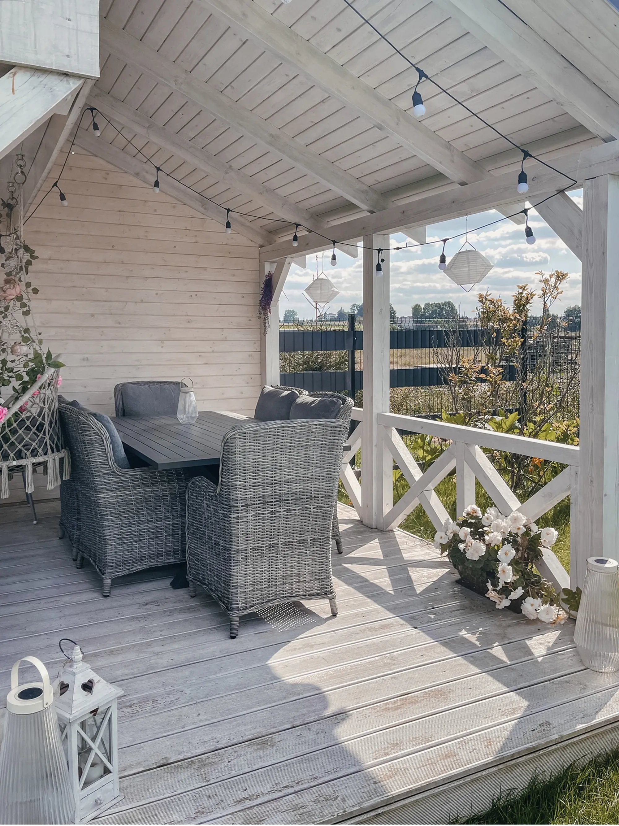 Tuinset 6-zits CASCAIS met kussens PE rotan Grijs