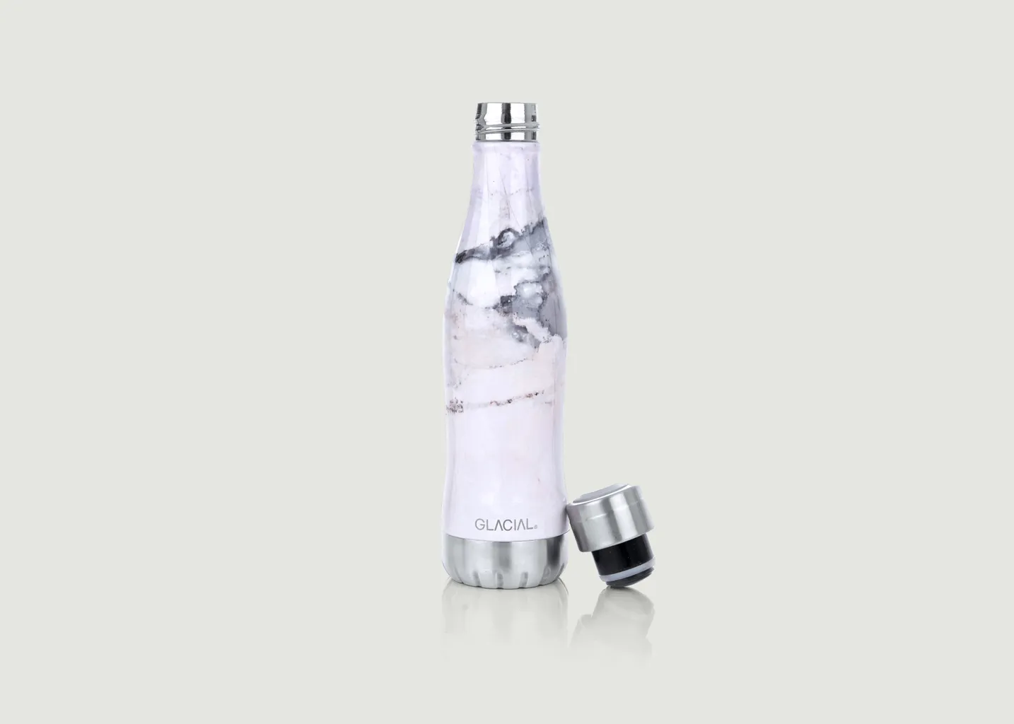 Gourde Pink Marble 400ml Glacial