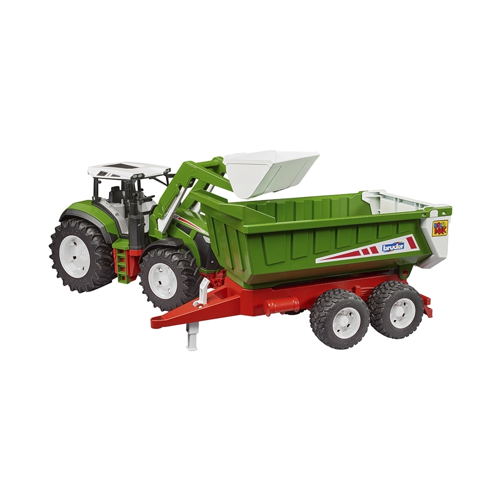 Bruder ROADMAX Traktor mit Frontlader & Kippanhänger