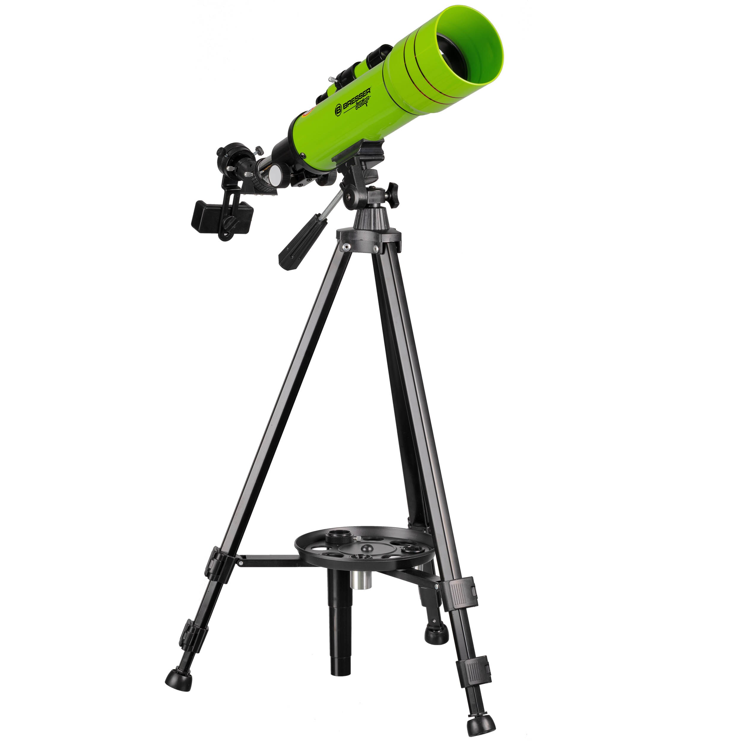 BRESSER JUNIOR Linsenteleskop 70/400 mit Rucksack Farbe: grün