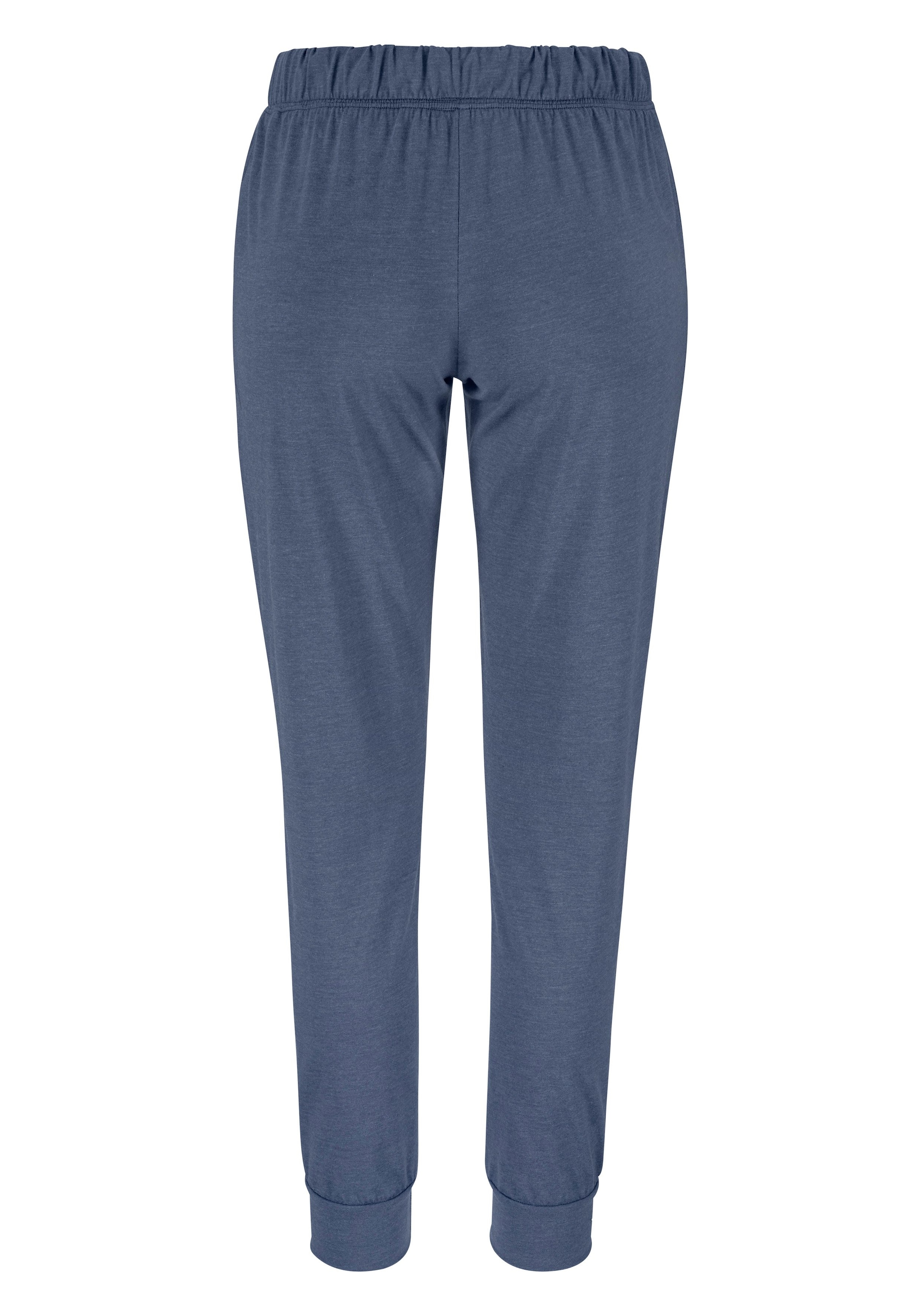 Arizona Pyjama, 2 Stk. in melierter Qualität mit Knopfleiste