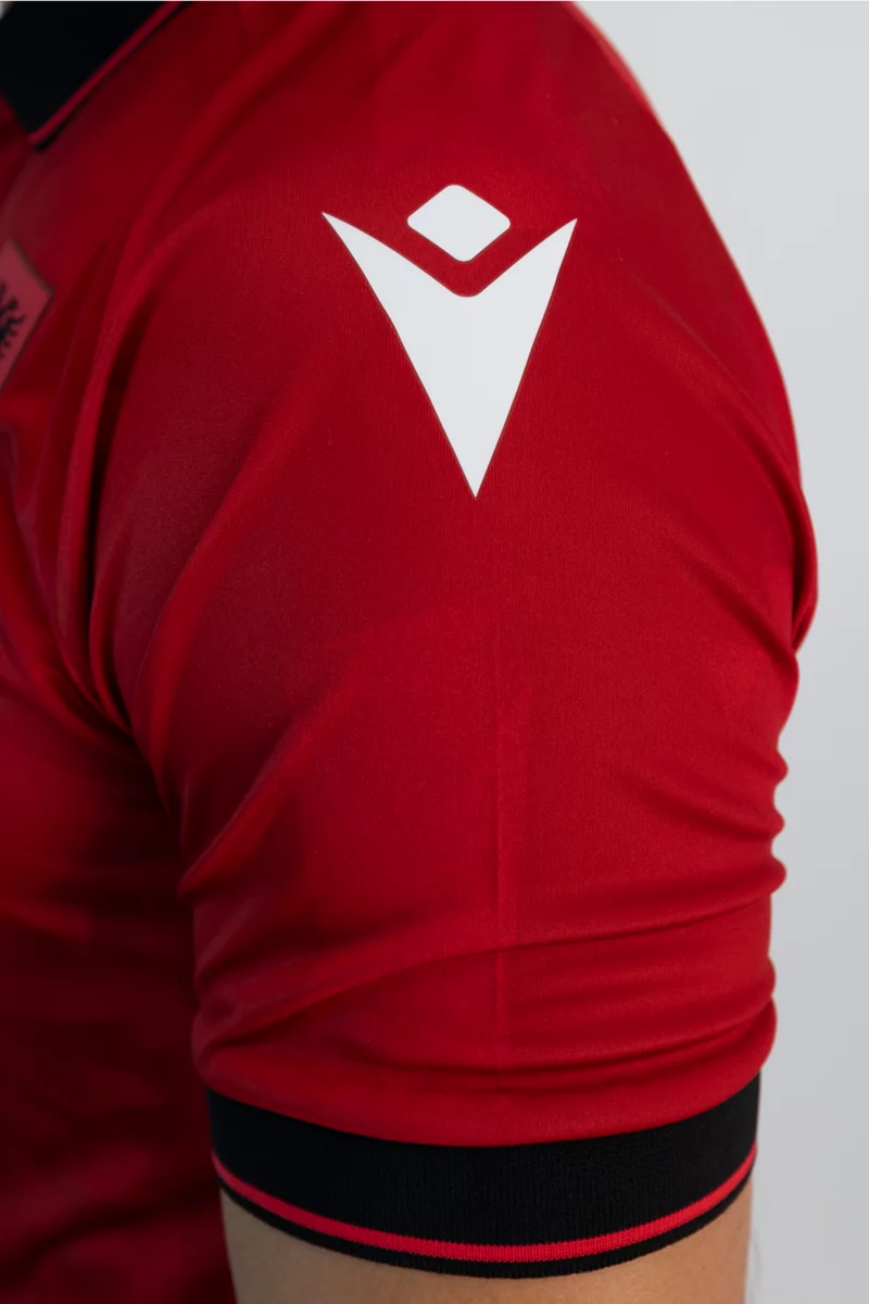 Macron Albanien Home Replica Herren Fussballtrikot EM 2024