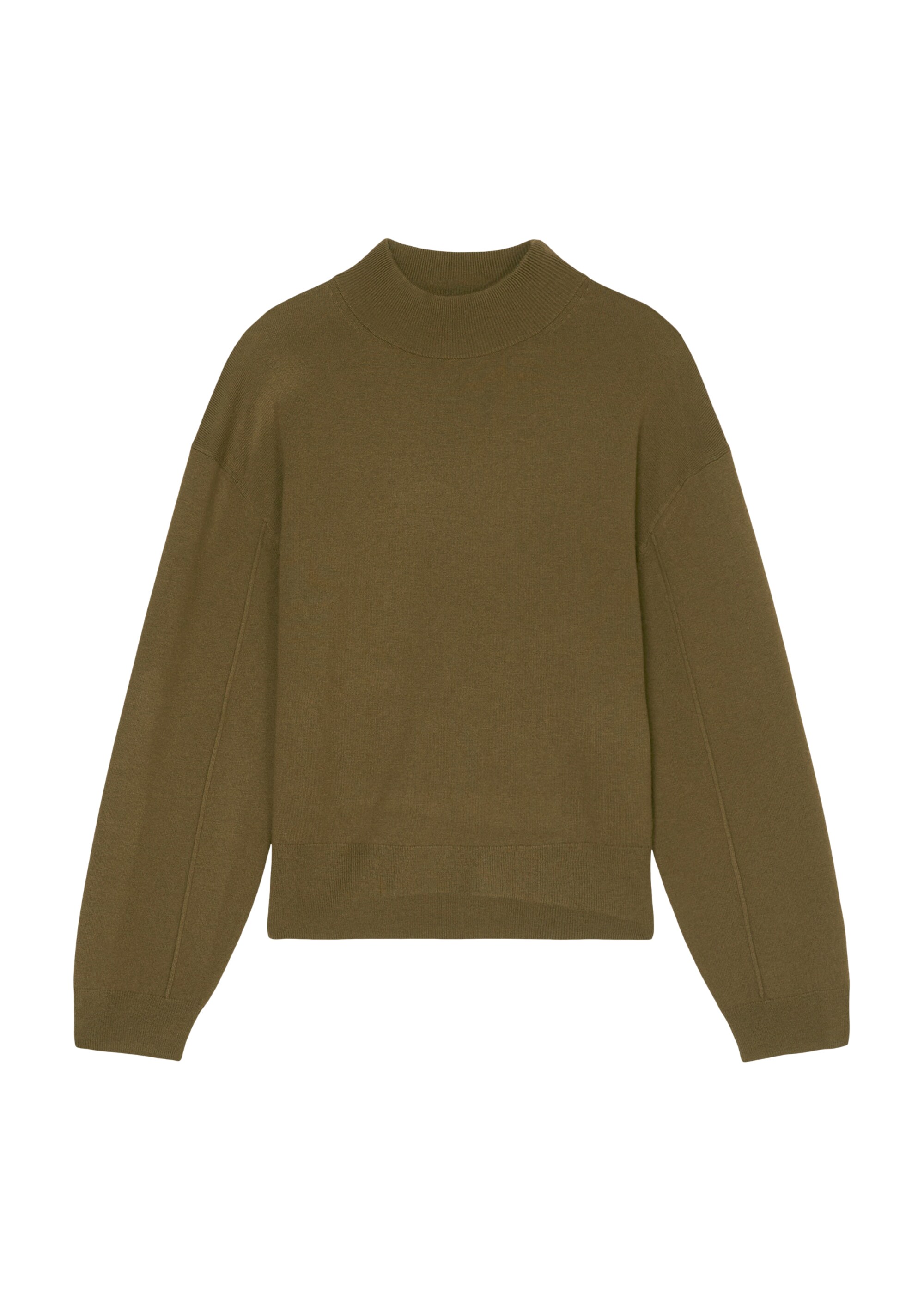Turtleneck-Pullover loose aus Schurwolle-Viskose-Mix