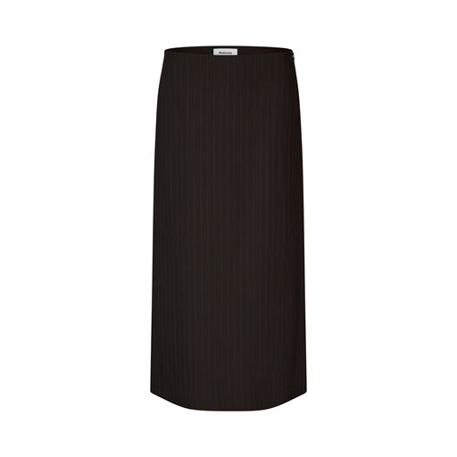 Modström GraysonMD Nederdel, Chocolate Pinstripe, L