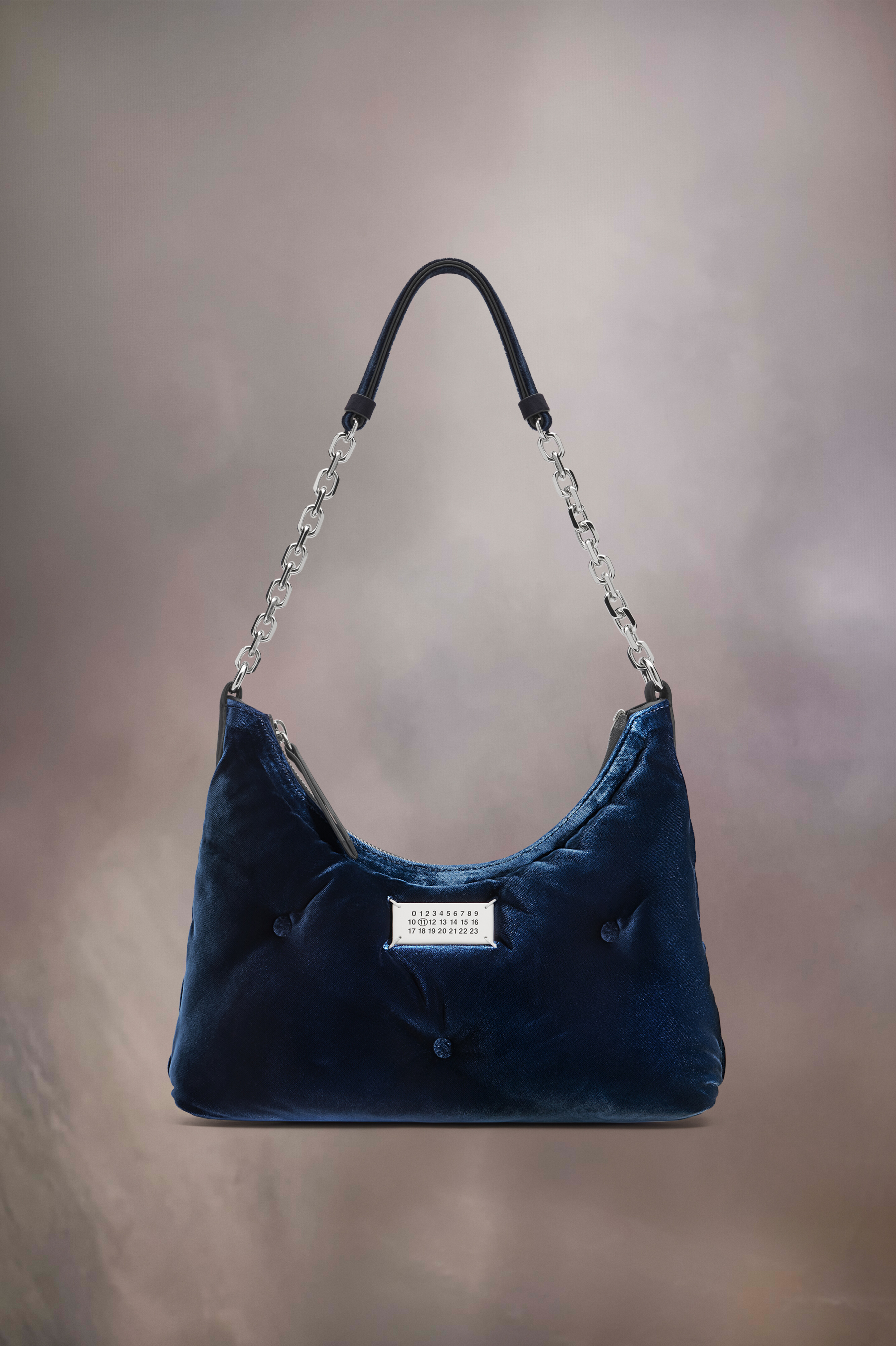 Sac Glam Slam hobo small Bleu Foncé