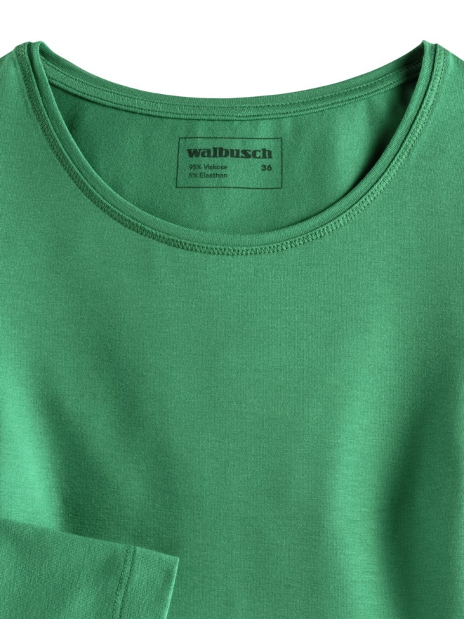Viskose-Shirt Langarm
