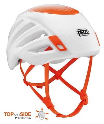 Casque Escalade Petzl Sirocco Blanc/Orange
