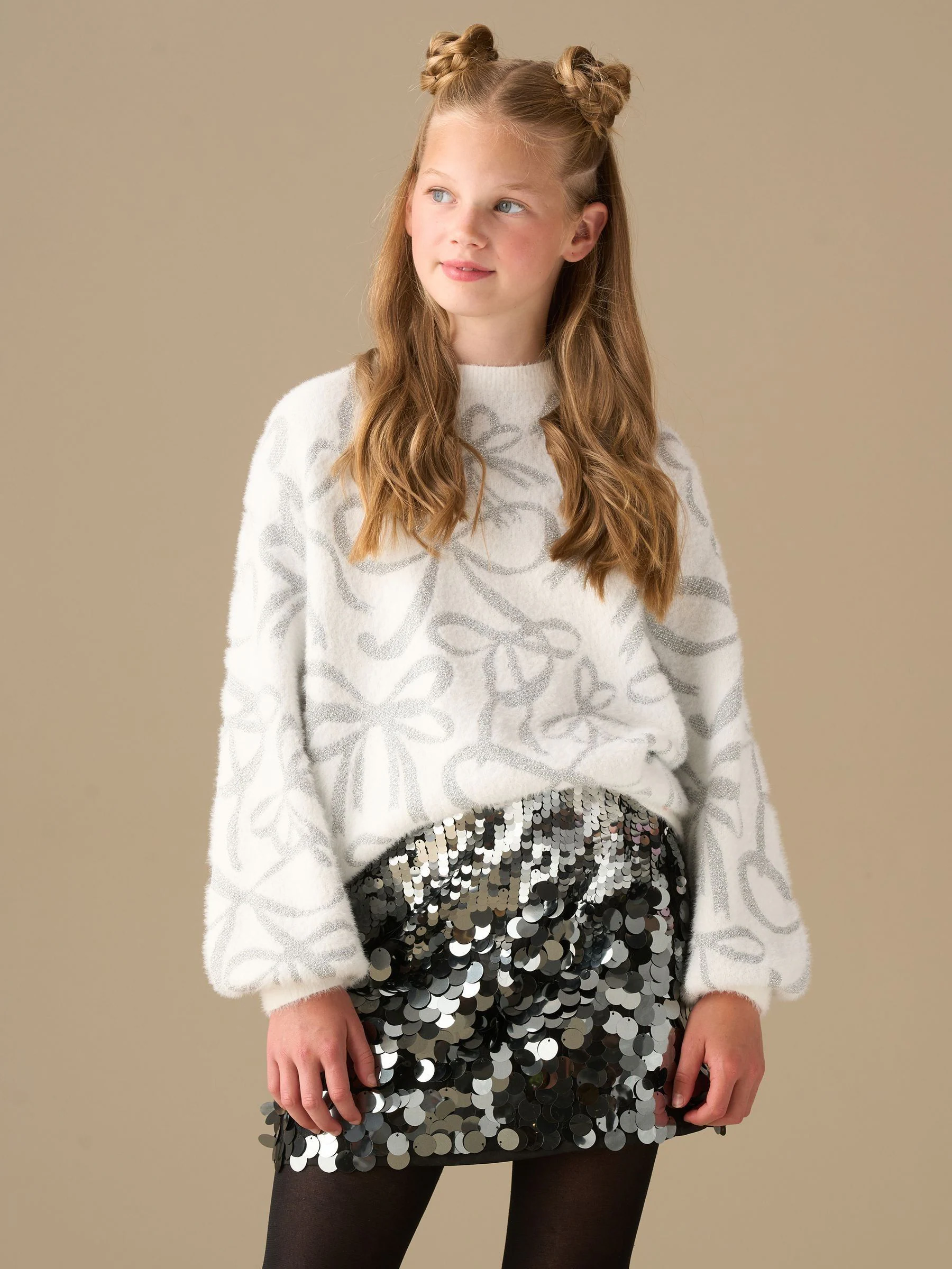 Wit - Angel & Rocket Livia Bow Eyelash Jumper