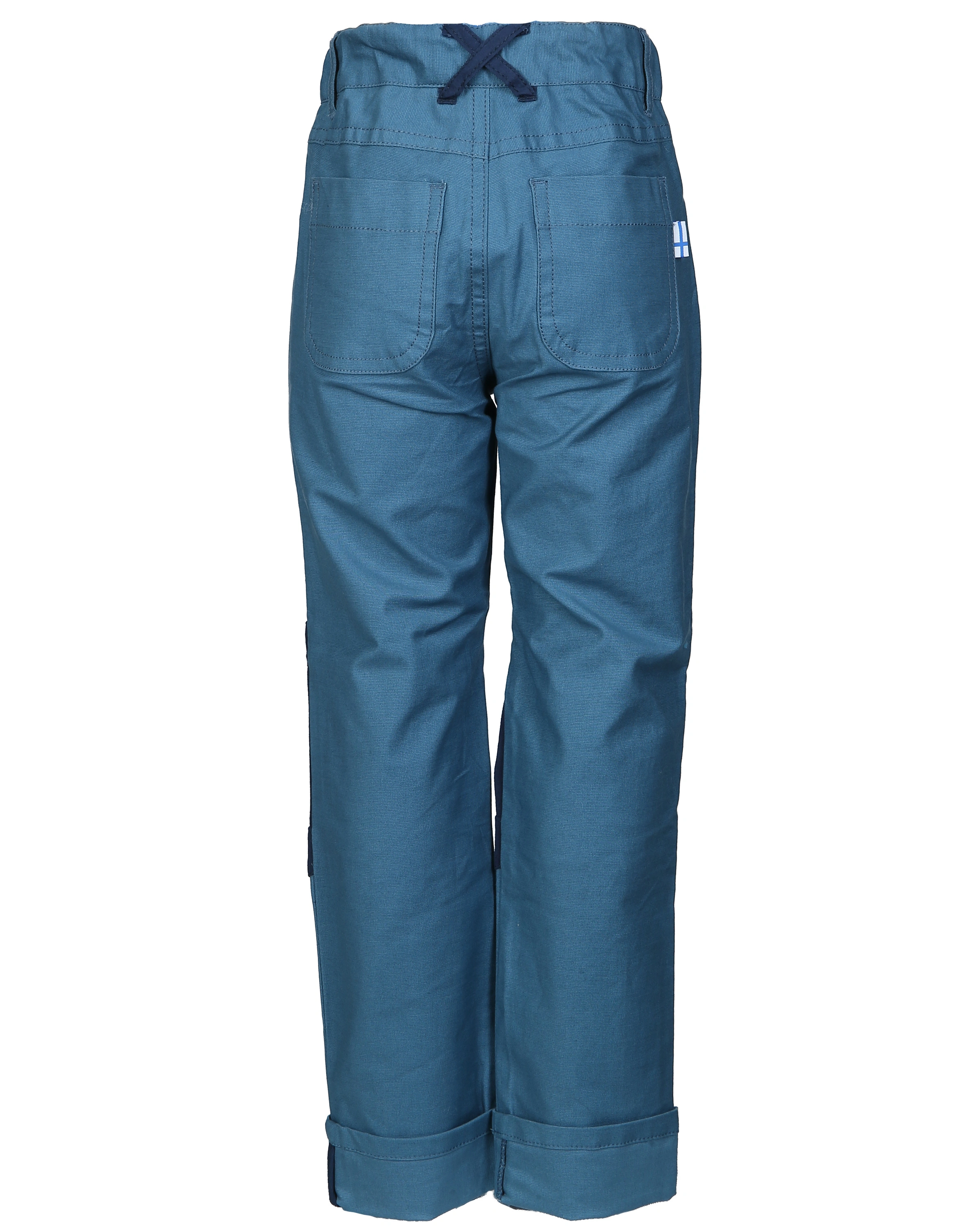 Outdoorhose KUUSI CANVAS mit Knieverstärkung in real teal