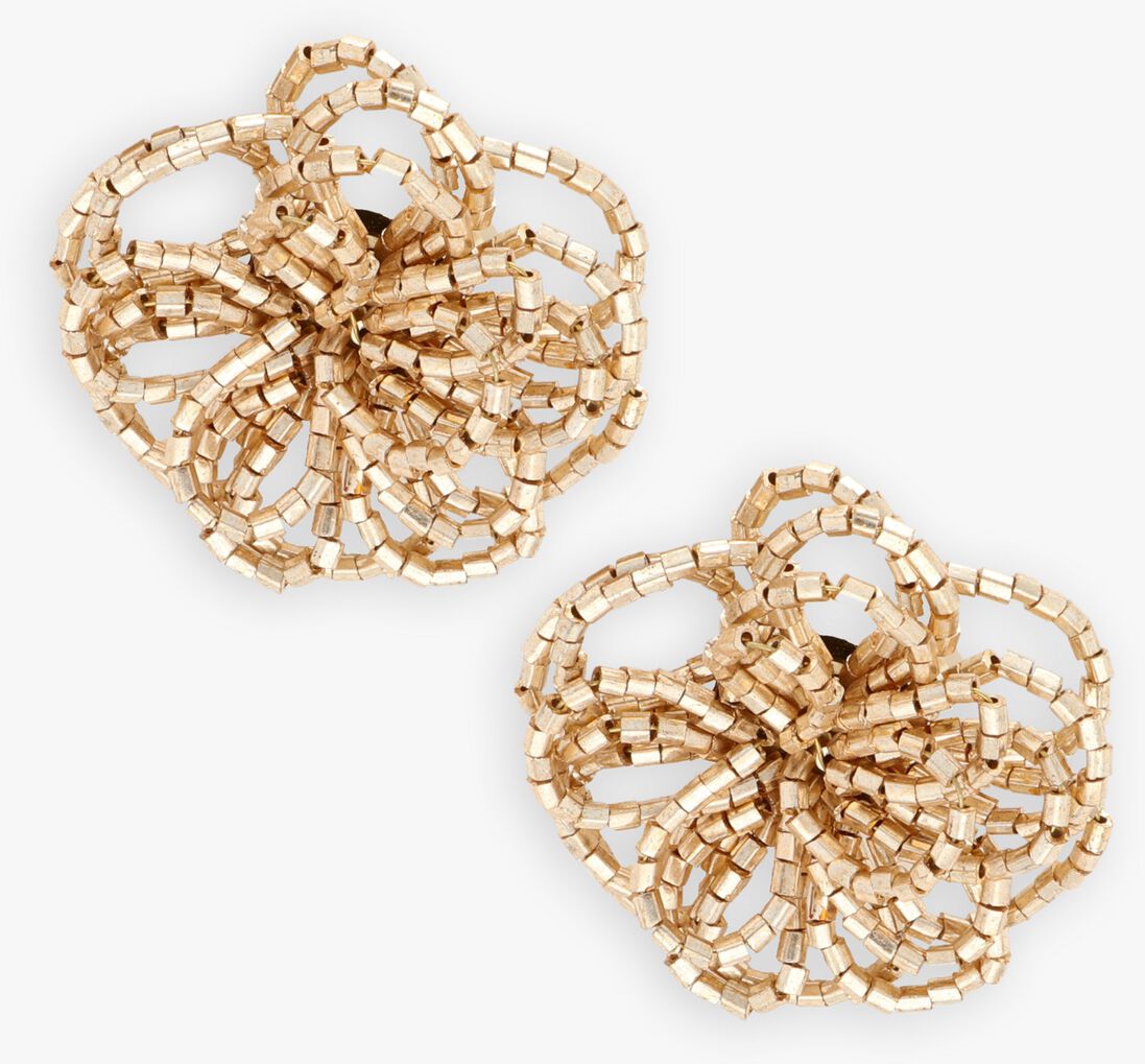 gouden lott. gioielli oorbellen ce gb knotted earring l