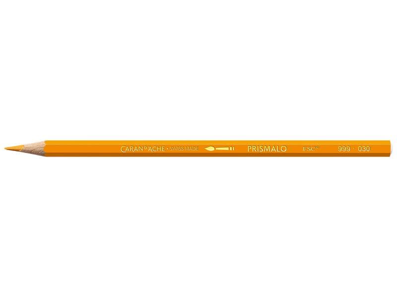 Caran d'Ache Farbstifte Prismalo 3 mm, 1 Stück, Orange Wasservermalbare Buntstifte
