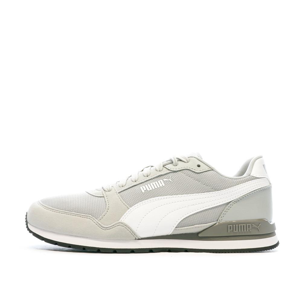 Puma Baskets Gris/Blanc Homme Puma V3 Mesh Castlerock