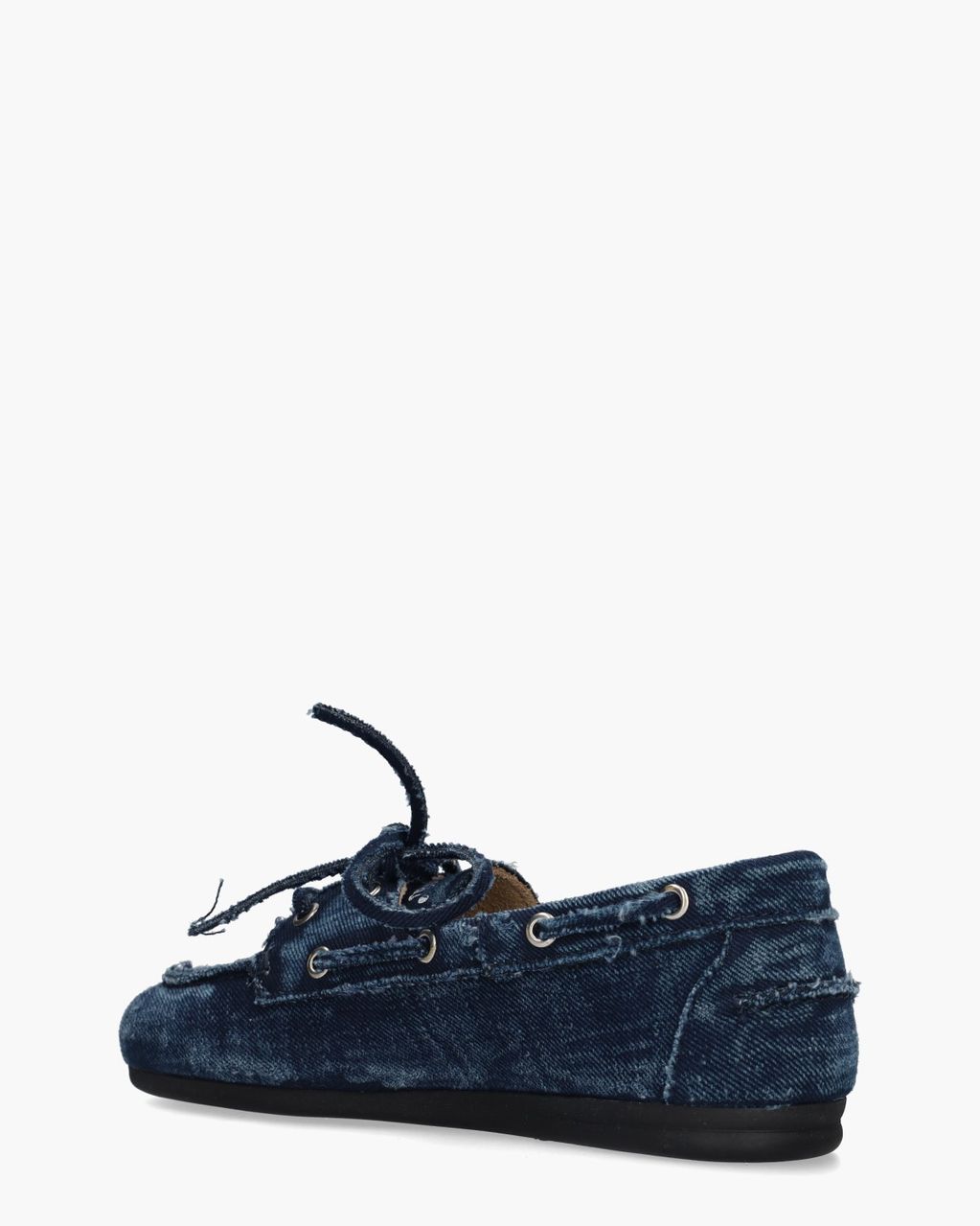 Posa Boat Loafer Denim Dames Veterschoenen