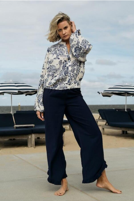 Maicazz ecru dames blouse