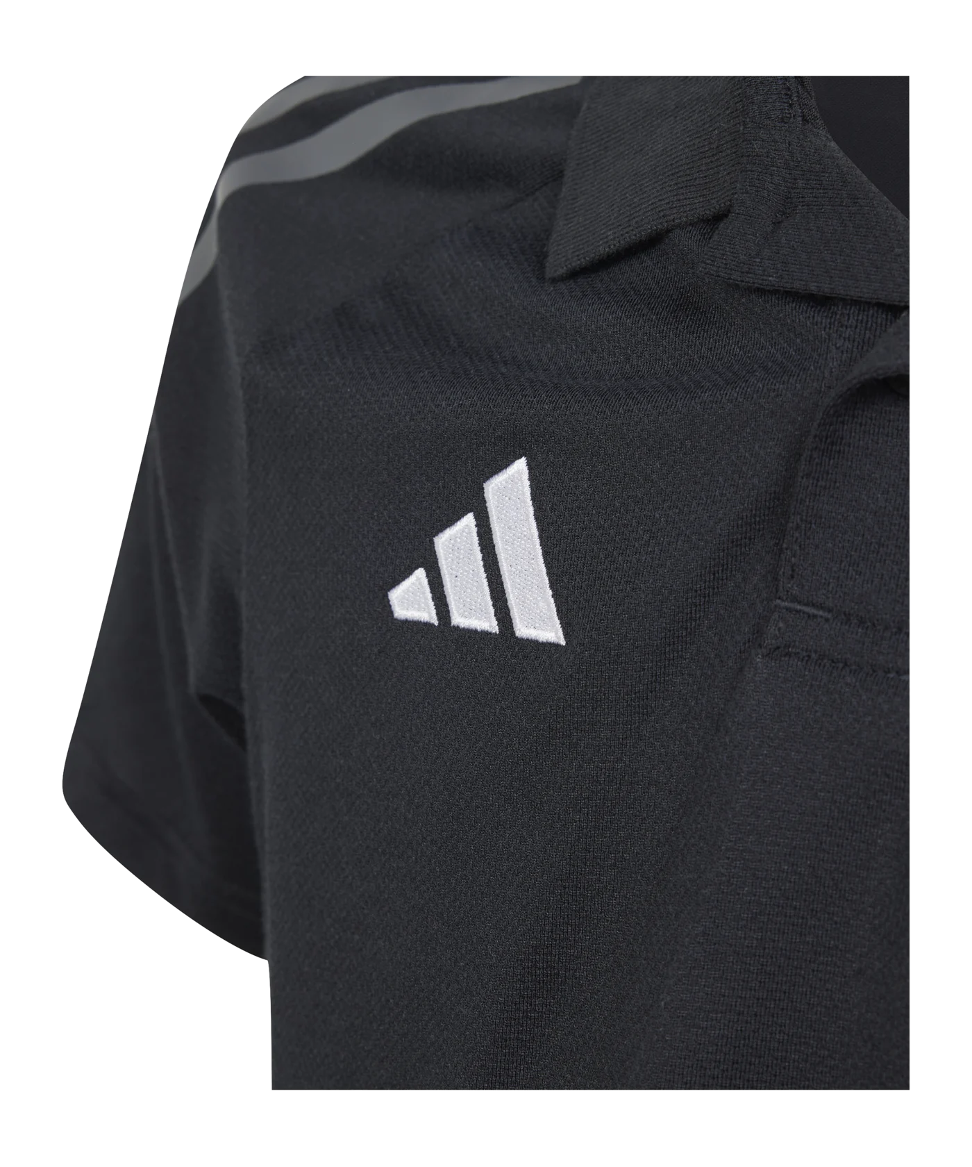 adidas Tiro 24 Competition Poloshirt Kids Schwarz Grau