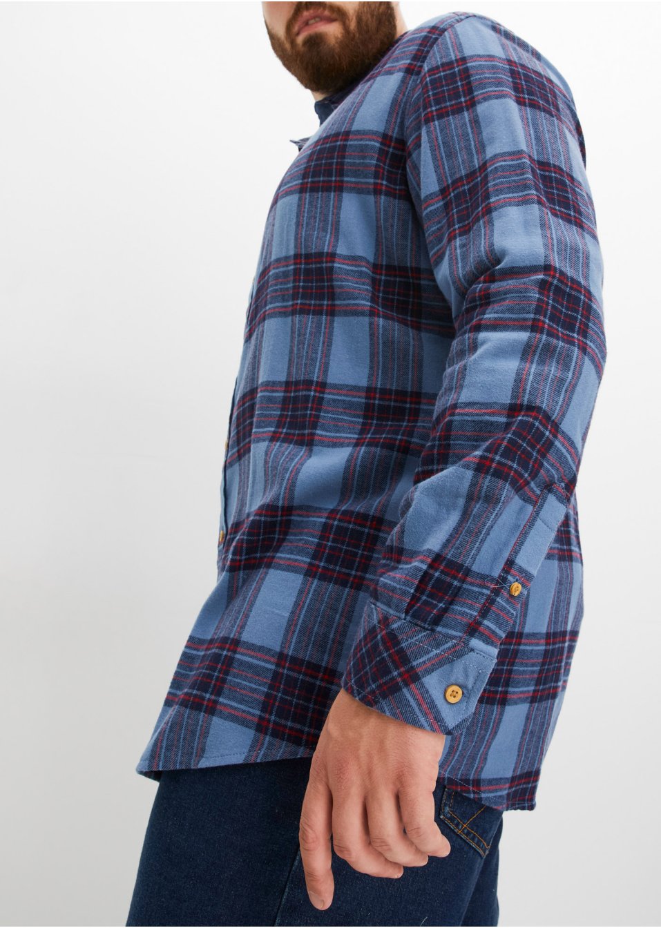 Lot de 2 chemises manches longues en flanelle