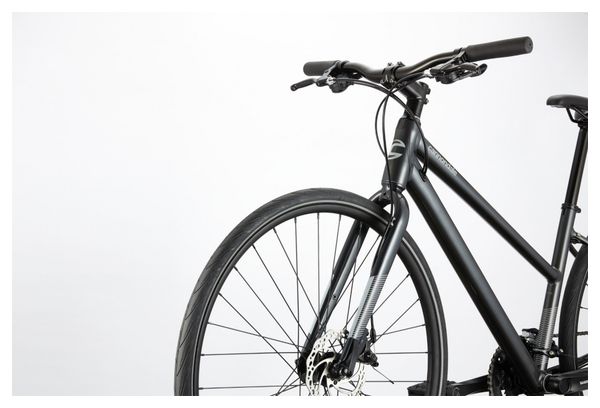 Vélo de Ville Fitness Femme Cannondale Quick Women's 5 Remixte Shimano Tourney 7V 700 mm Gris Graphite