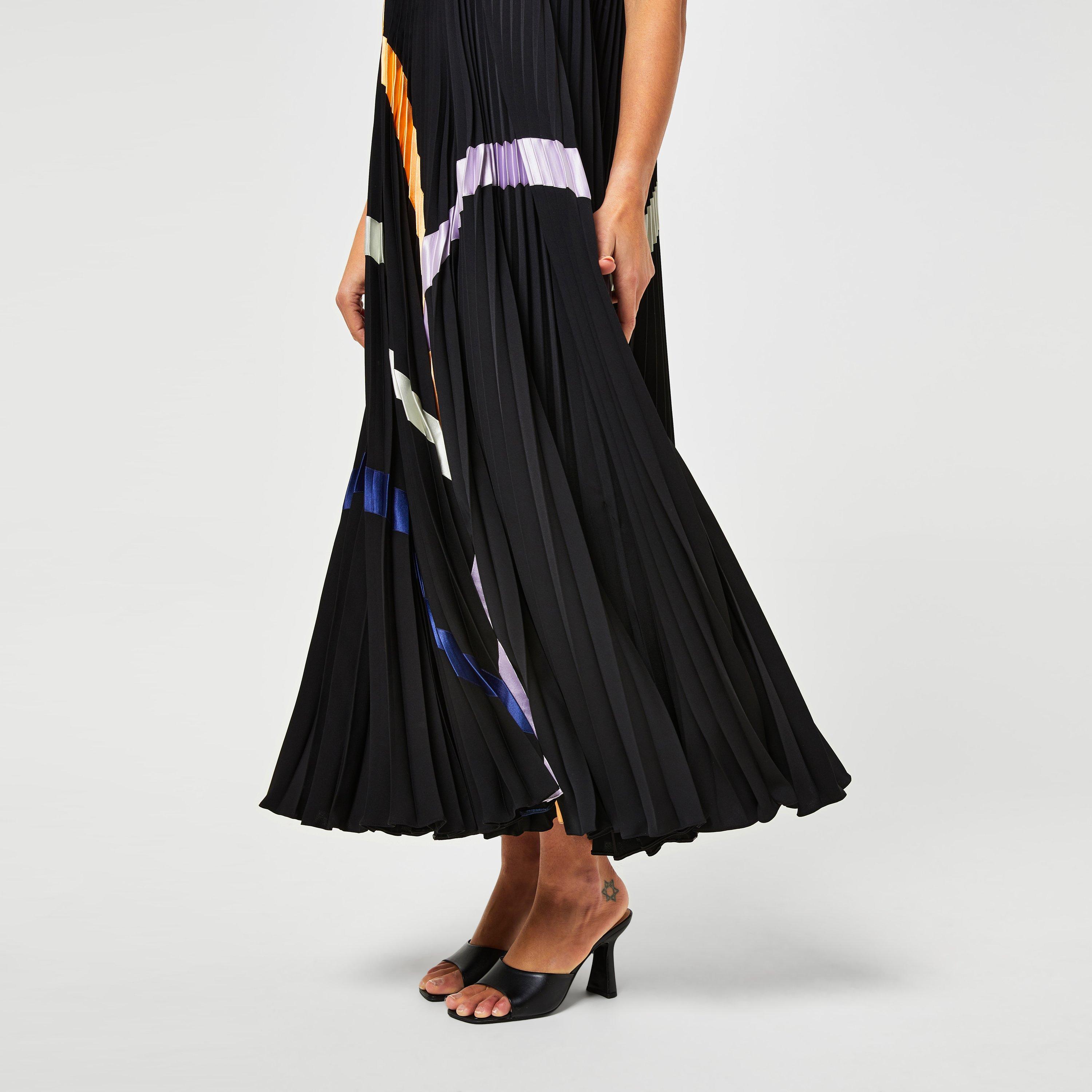 Emporio Armani Pleat Midi Dress