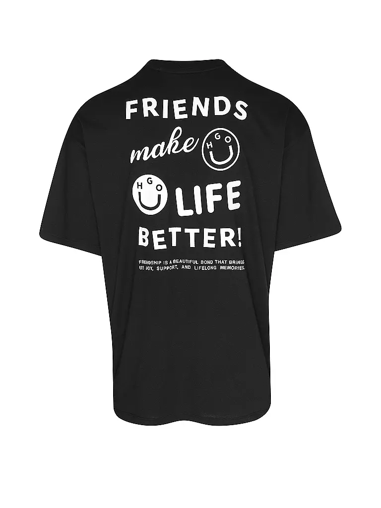 HUGO T-Shirt  schwarz
