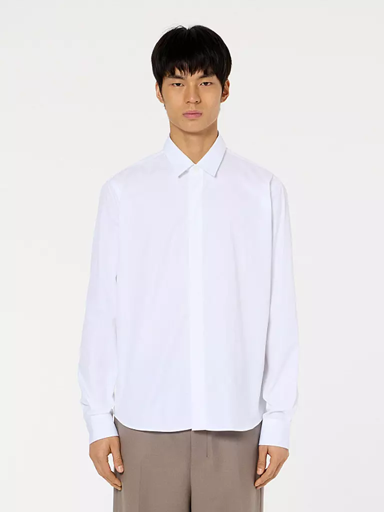 AMI PARIS Hemd Regular Fit weiss