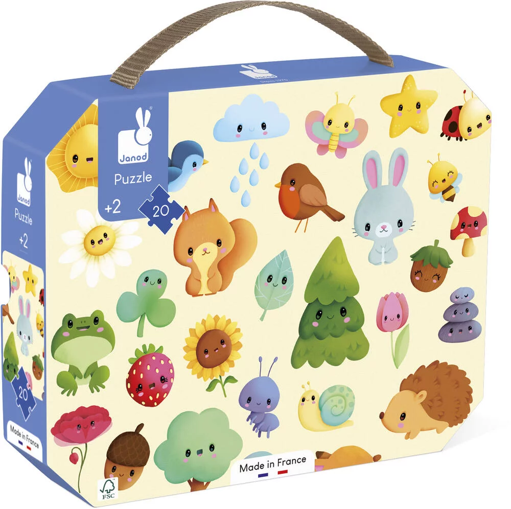 PUZZLE IMAGIER DE LA NATURE - 20 PIECES