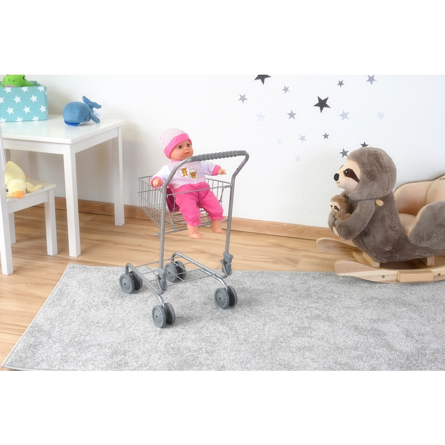 knorr toys® Einkaufswagen Take me - pink grau