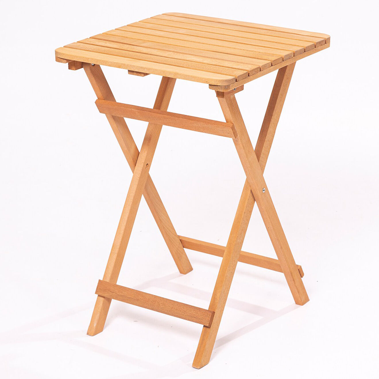 Sunny Garden Ensemble table et chaises (3 pièces) en Bois naturel