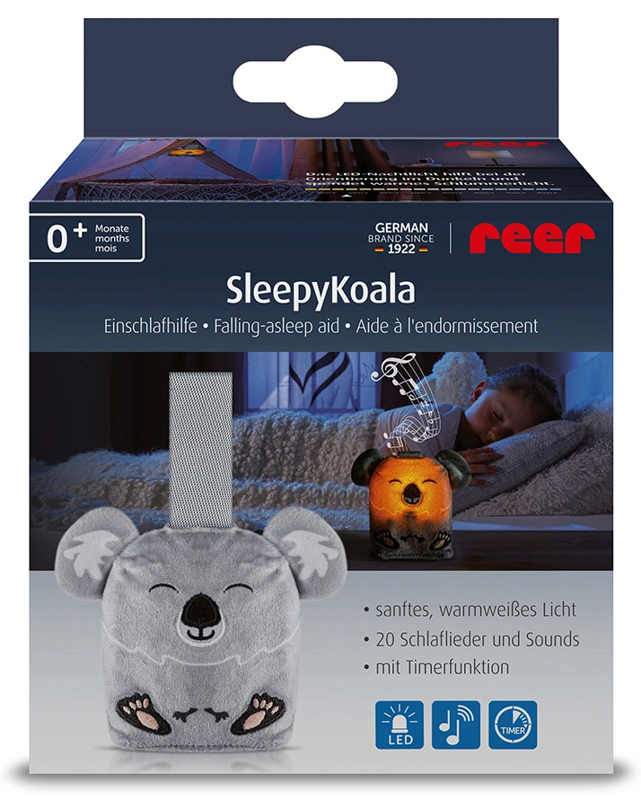 Nachtlicht SLEEPY KOALA in grau