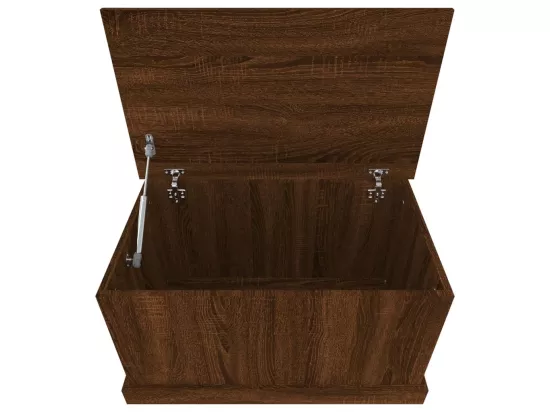 Boîte de rangement chêne marron 70x40x38 cm bois d'ingénierie