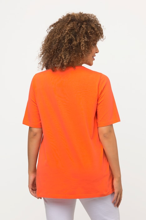 T-Shirt, A-Linie, V-Ausschnitt, Halbarm