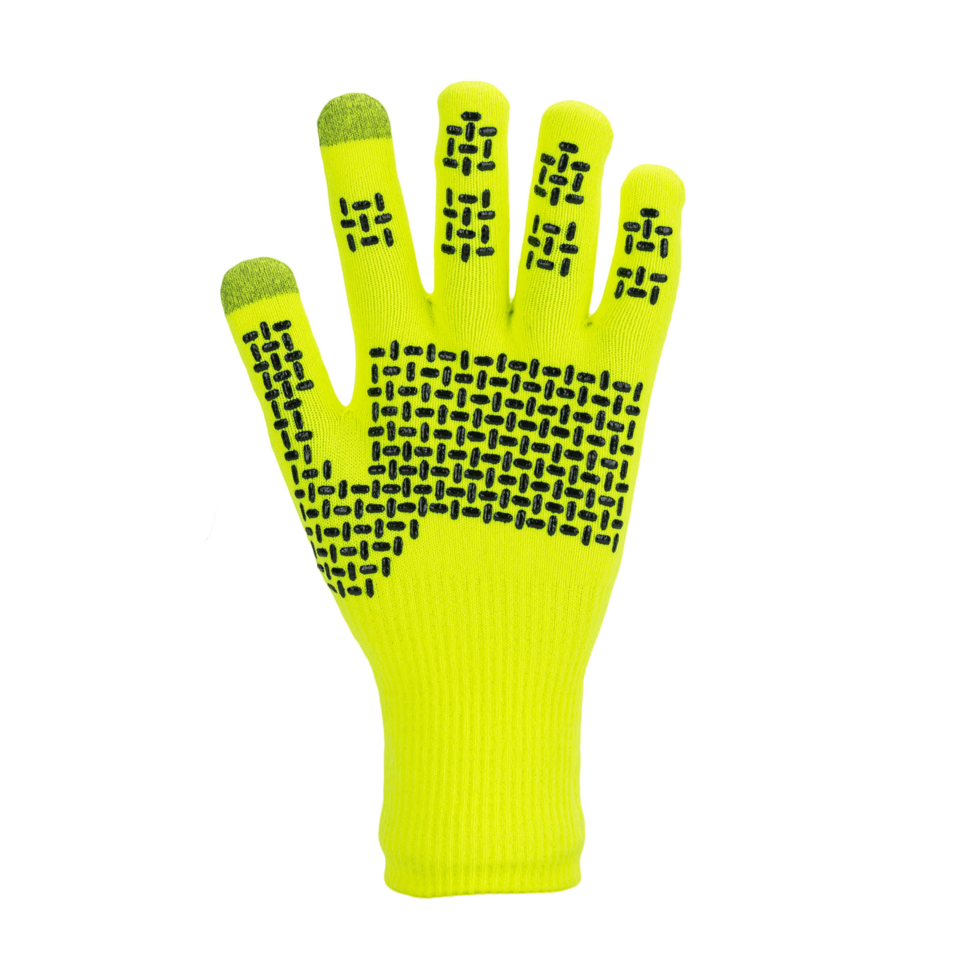 Sealskinz Anmer Waterproof All Weather Ultra Knitted Fietshandschoenen Neon
